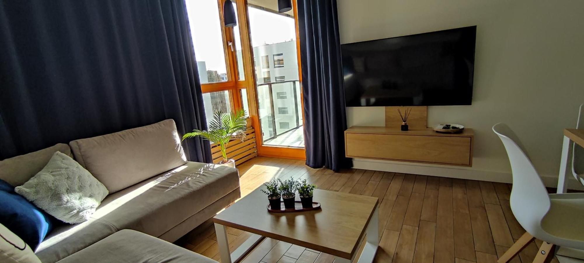 Wola Blue Modern Apartment 华沙 外观 照片