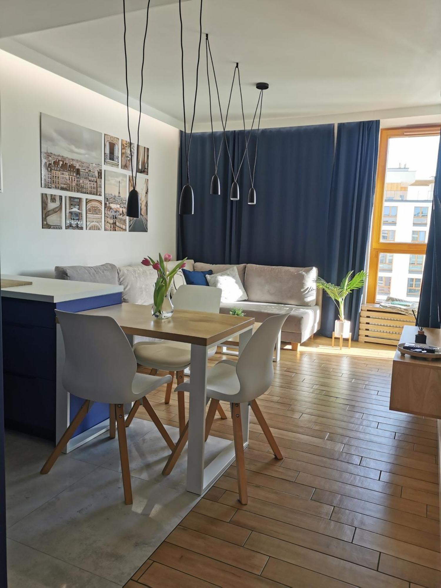 Wola Blue Modern Apartment 华沙 外观 照片