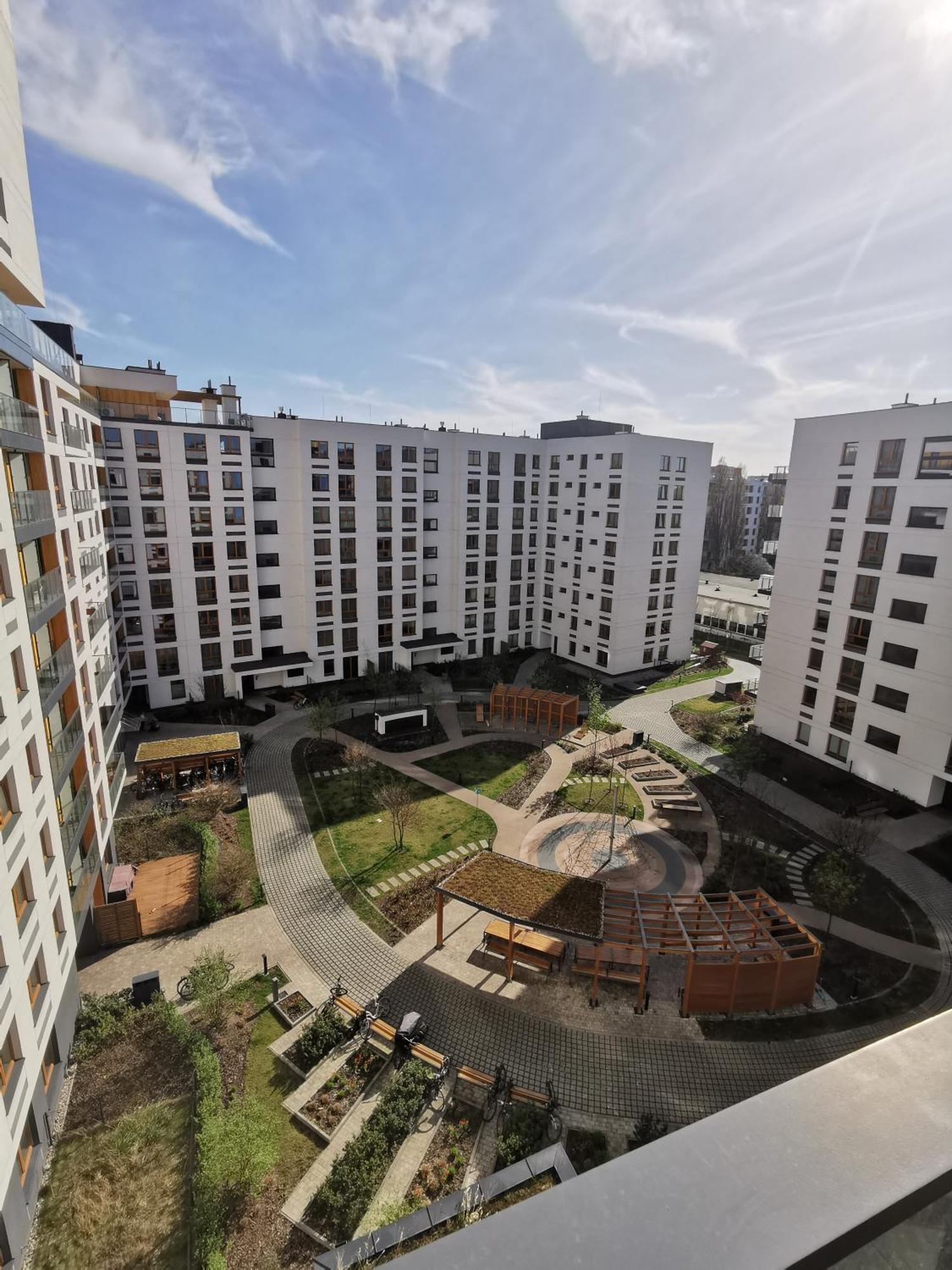 Wola Blue Modern Apartment 华沙 外观 照片