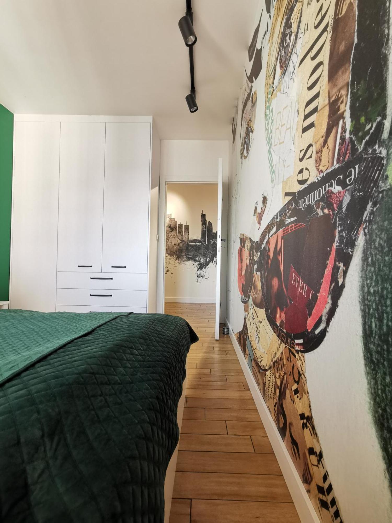 Wola Blue Modern Apartment 华沙 外观 照片